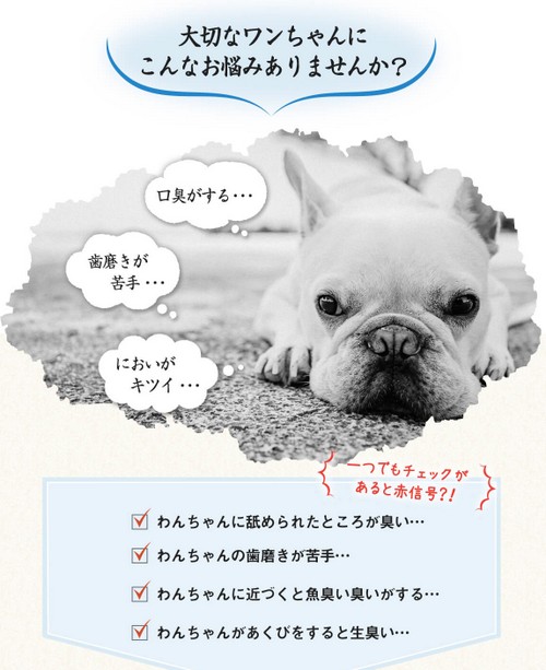 【キュアペット】犬の口臭・免疫対策サプリメント
